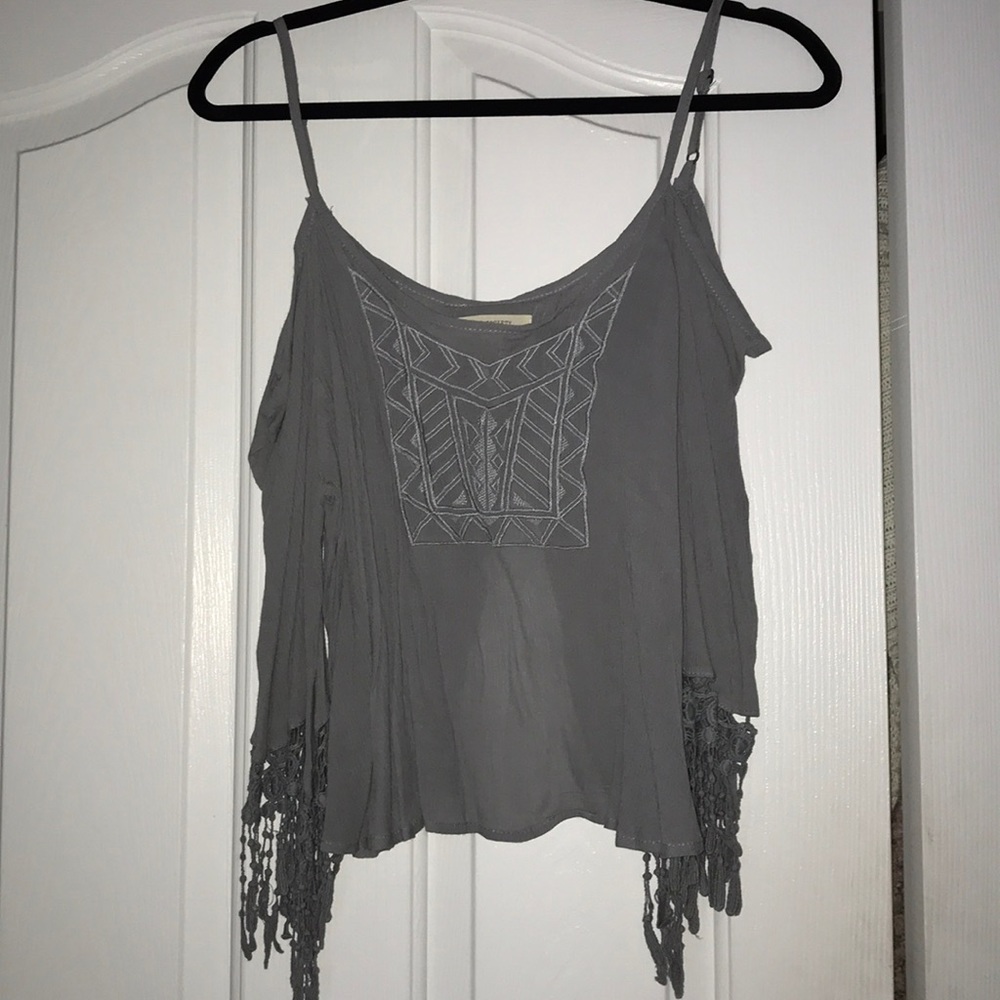 NWT gray top